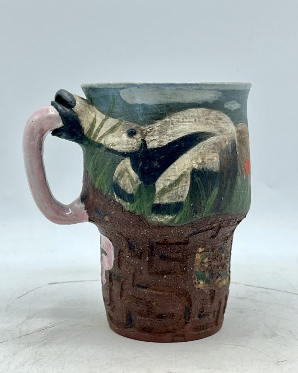 Ant Eater Mug, full sculpted view